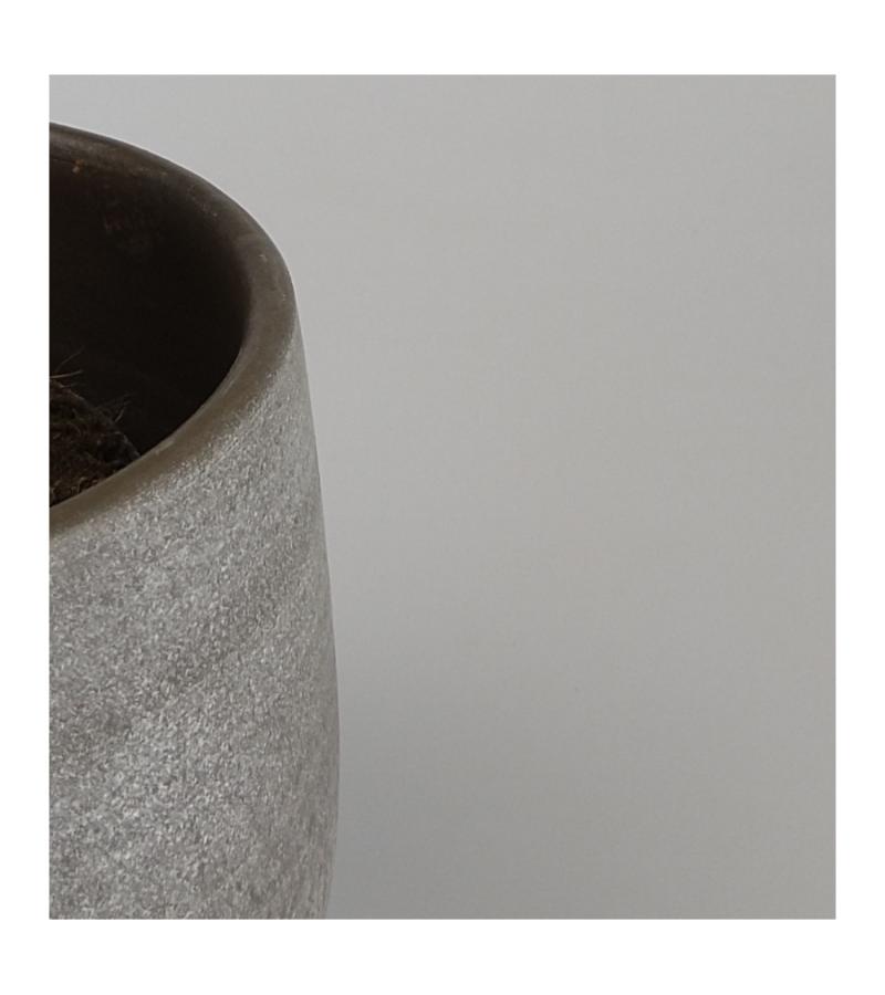 Hoge pot esra mystic grey bloempot binnen 18 cm